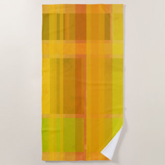 Serviette De Plage Abstrait moderne | Couleurs d'agrumes colorées