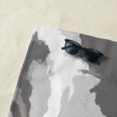 Serviette De Plage Abstrait Pastel Paint Mountain Edition (En situation)