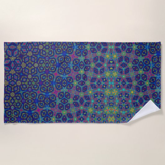 Serviette De Plage Abstrait unique (Devant)