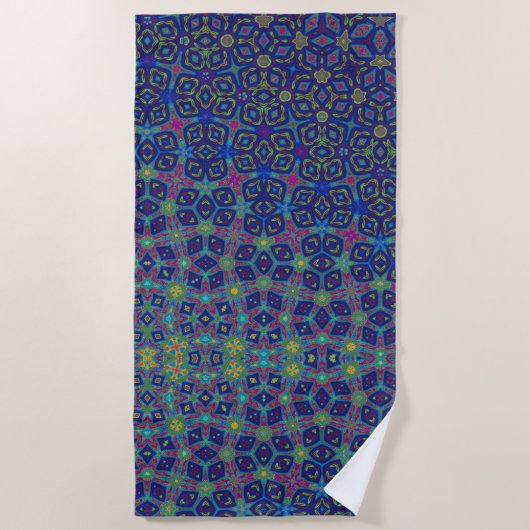 Serviette De Plage Abstrait unique (Devant)