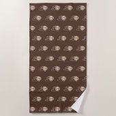 Serviette de plage Abstraite Coffee Man (Devant)