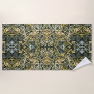 Serviette De Plage Acanthus Vintage Floral Pattern par William Morris