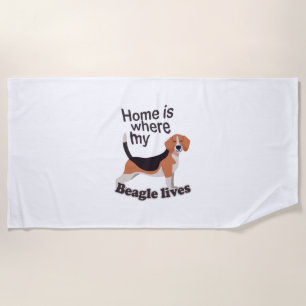 Serviette De Plage Accueil beagle