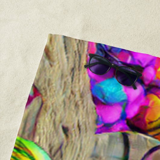 Serviette De Plage Accueil Famille de plage Labrador Retriever Dog (En situation)