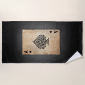 Serviette De Plage Ace of spades (Devant)