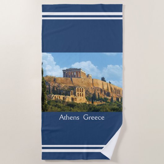 Serviette de plage Acropolis (Devant)
