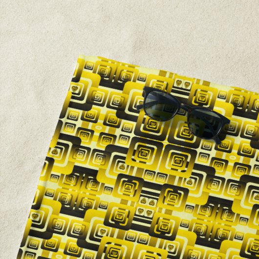 Serviette De Plage Activate My Heart Pattern (En situation)