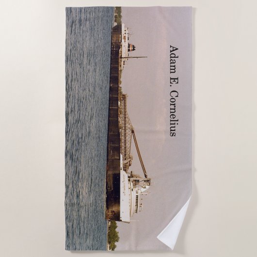 Serviette de plage Adam E. Cornelius (Devant)