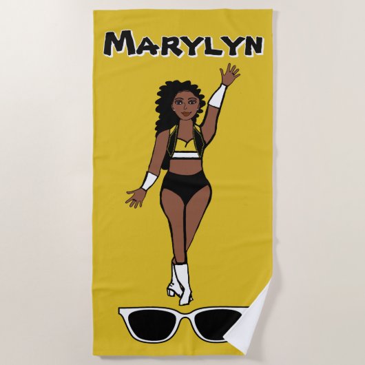 Serviette De Plage Add A Name Beach Towel YBW (Devant)