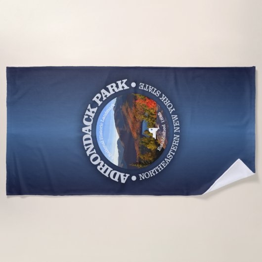 Serviette De Plage Adirondack Park (Devant)
