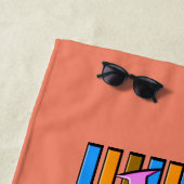 Serviette De Plage Admettre un ticket - dans les années 80 (En situation)