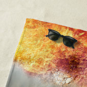 Serviette De Plage Adorable Cute Calico Chat (En situation)