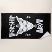 Serviette De Plage Adore Miaou (Devant)