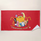 Serviette De Plage Adventure Time | Large Jake Group Graphic (Devant)