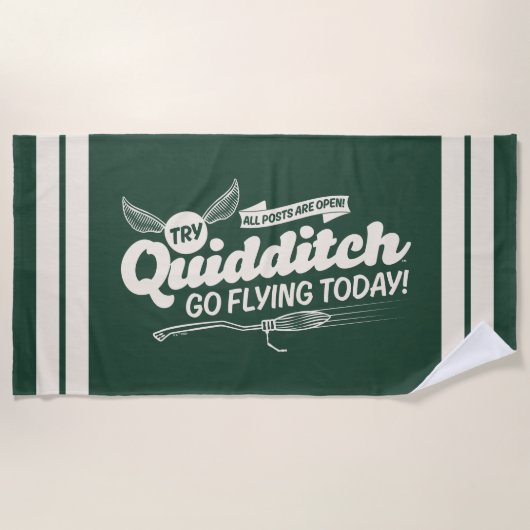 Serviette De Plage Affiche de recrutement de QUIDDITCH™ (Devant)