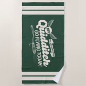 Serviette De Plage Affiche de recrutement de QUIDDITCH™ (Devant)