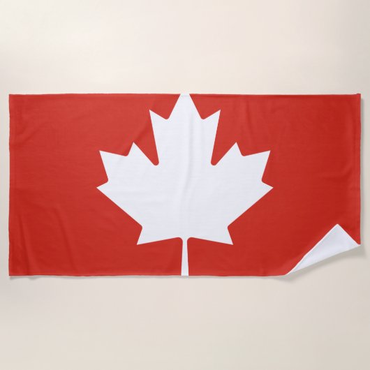 Serviette De Plage Afficher vos couleurs - Canada (Devant)