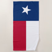 Serviette De Plage Afficher vos couleurs - Texas (Devant)