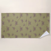 Serviette De Plage African Swallowtail Beach Towel (Devant)