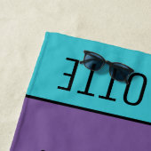 Serviette De Plage Afro Unicorn | Divin (En situation)