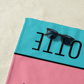 Serviette De Plage Afro Unicorn | Magique (En situation)