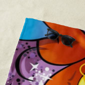 Serviette de plage Afrocentrée (En situation)