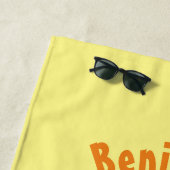 Serviette De Plage Agréable agrumes d'orange (En situation)