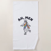 Serviette De Plage Ah Hommes Roller Skating Foi Vector Design_1 (Devant)