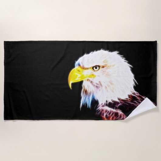 Serviette De Plage Aigle (Devant)