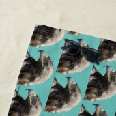 Serviette De Plage Aigle (En situation)