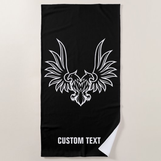 Serviette De Plage Aigle à deux têtes (Devant)