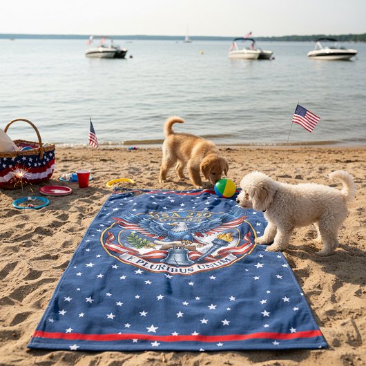 Serviette De Plage Aigle USA 250