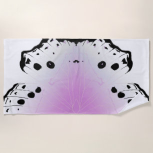 Serviette De Plage Aile à papillon - Mère de l'oreiller à perle