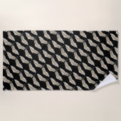 Serviette De Plage Ailes Beige (Devant)