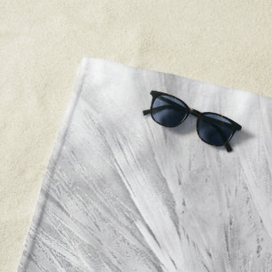 Serviette De Plage AILES D'ANGE Monogramme Blanc
