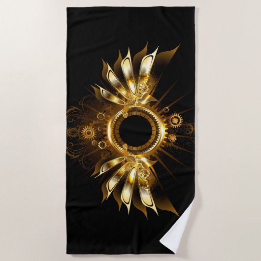 Serviette De Plage Ailes de Steampunk (Devant)