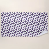 Serviette De Plage Ailes rides : Papillon pourpre (Devant)