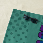 Serviette De Plage Aime ton prochain (En situation)