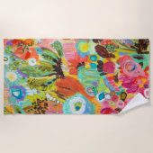 Serviette De Plage Aimer voyager I (Devant)