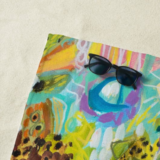 Serviette De Plage Aimer voyager I (En situation)