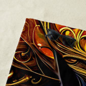 Serviette De Plage Ajouter le nom Texte, Cheval d'Imaginaire noir ave (En situation)