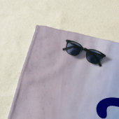 Serviette De Plage Ajouter un nom à ce Beach Arrière - plan Beach Tow (En situation)
