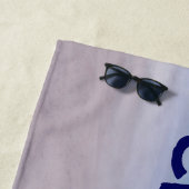 Serviette De Plage Ajouter un nom à ce Beach Arrière - plan Beach Tow (En situation)