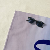 Serviette De Plage Ajouter un nom à ce Beach Arrière - plan Beach Tow (En situation)