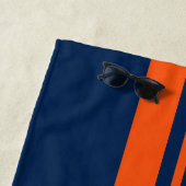 Serviette De Plage Ajouter un nom Couleurs entièrement personnalisées (En situation)