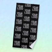 Serviette De Plage Ajouter votre logo Répéter Motif Modèle modifiable