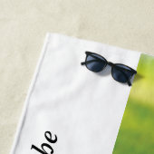 Serviette De Plage Ajouter votre propre texte et photos (En situation)