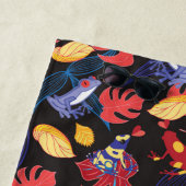 Serviette De Plage Ajoutez votre motif nommé de | des grenouilles (En situation)