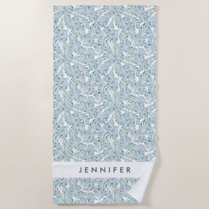 Serviette De Plage Ajoutez votre motif rayé   décoratif nommé de