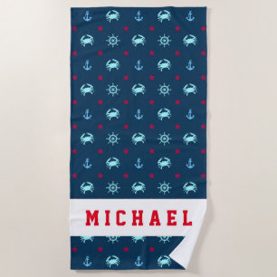Serviette De Plage Ajoutez votre profil sous convention astérisque